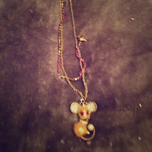 Queen mouse necklace